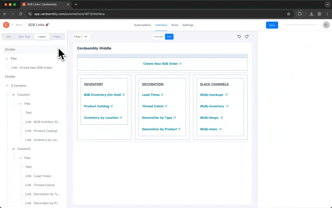Component Hierarchy & Visual Navigation